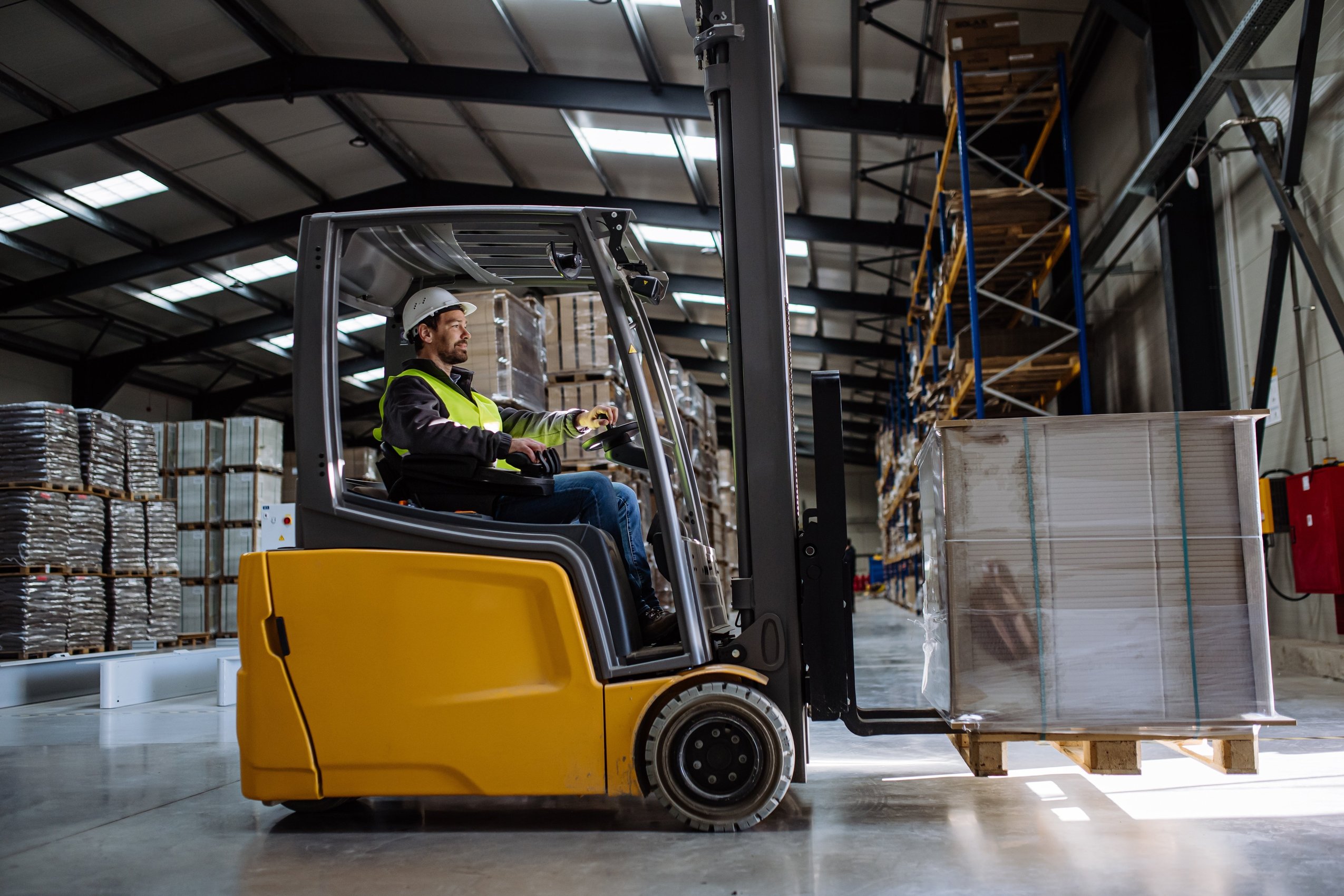 Forklift driver